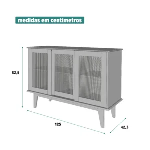 Buffet Rack Aparador Detroit - Imagen 6