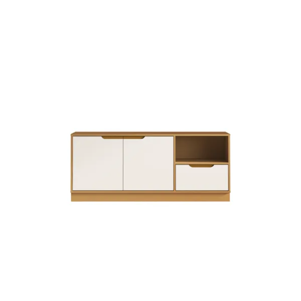 Linha Modular Tucumã Bancada 1.4 Nature-OffWhite